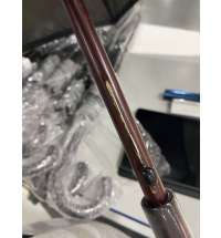 УЦЕНКА! Зонт-трость светоотражающий Reflect, черный