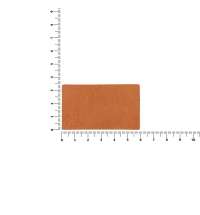 Лейбл кожаный Pasek, M, горчичный