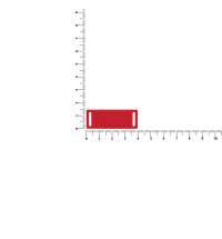 Лейбл из ПВХ Kova, красный