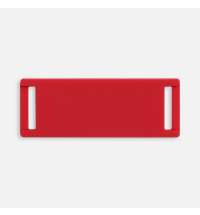 Лейбл из ПВХ Kova, красный