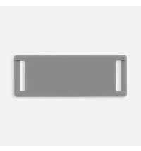 Лейбл из ПВХ Kova, серый