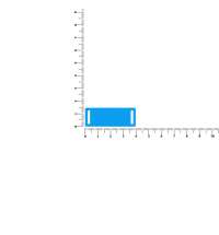 Лейбл из ПВХ Kova, голубой