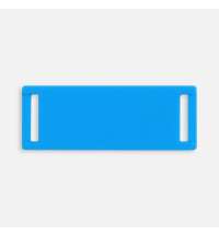 Лейбл из ПВХ Kova, голубой