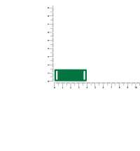 Лейбл из ПВХ Kova, зеленый