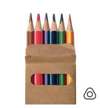 Цветные карандаши двухцветных MERIDIAN, 6шт/12 цветов