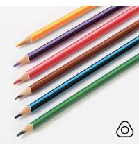 Цветные карандаши двухцветных MERIDIAN, 6шт/12 цветов