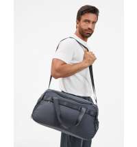 Сумка дорожная Vei, темно-серая (графит)