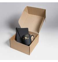 Набор подарочный ARISTOCRATIC: ежедневник, ручка, кружка; черный/золото