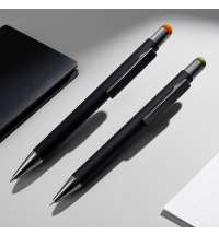 Ручка шариковая FACTOR BLACK со стилусом