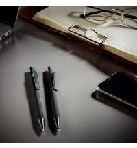 Ручка шариковая FACTOR BLACK со стилусом