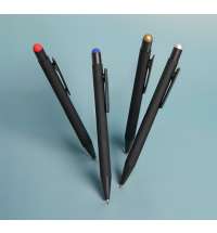 Ручка шариковая FACTOR BLACK со стилусом