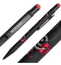 Ручка шариковая FACTOR BLACK со стилусом