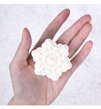 Свеча Snowlight 1, белая, 6 см