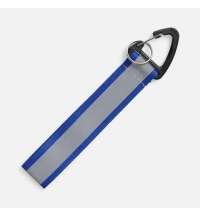 Светоотражающий брелок Flashline, серый с синим