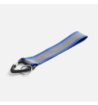 Светоотражающий брелок Flashline, серый с синим