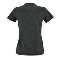 Фуболка женская IMPERIAL FIT WOMEN, черный меланж