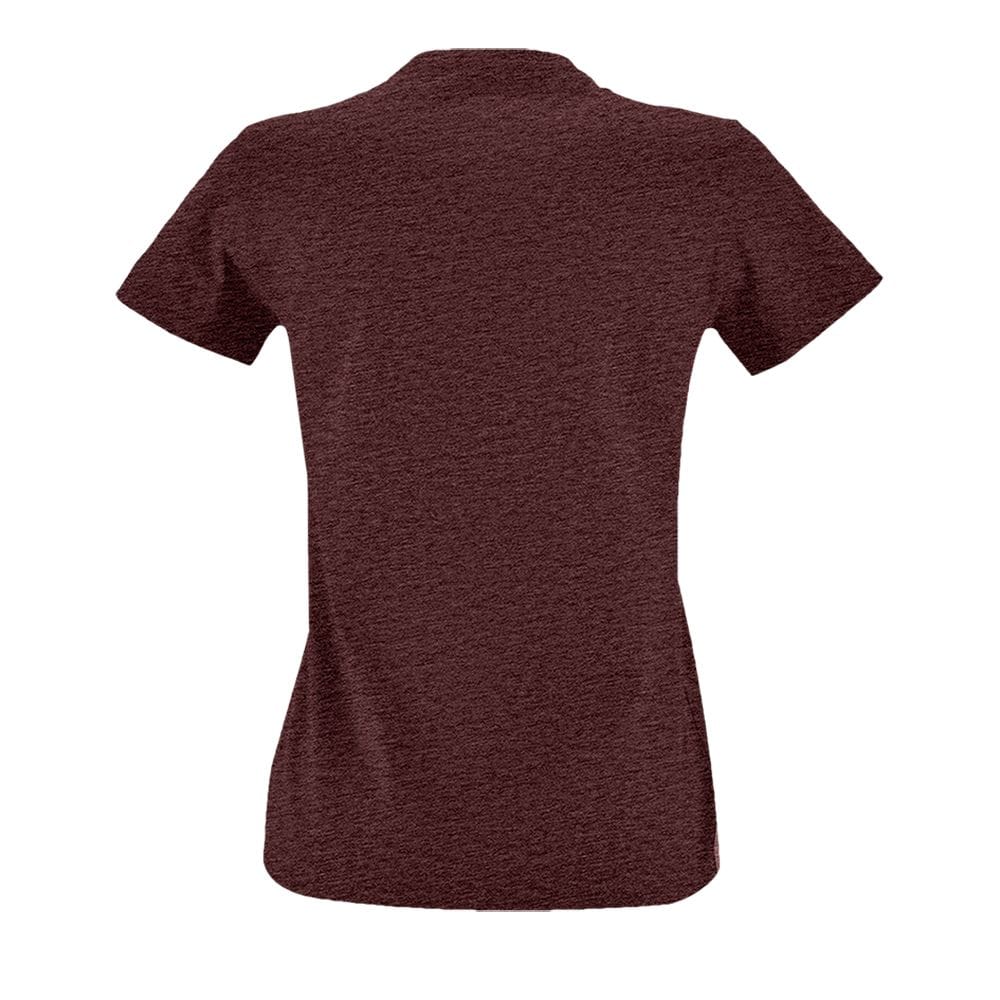 Фуболка женская IMPERIAL FIT WOMEN, бордовый меланж