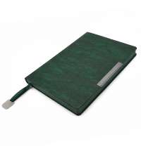 Ежедневник A5 недатированный La Fodera в мягком переплёте, тёмно-зелёный