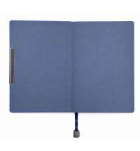 Ежедневник A5 недатированный La Fodera в мягком переплёте, тёмно-синий