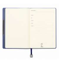 Ежедневник A5 недатированный La Fodera в мягком переплёте, тёмно-синий