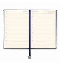 Ежедневник A5 недатированный La Fodera в мягком переплёте, тёмно-синий