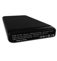 Внешний аккумулятор Orvex c быстрой зарядкой (до 22,5W), 10000 mAh, черный