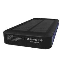 Внешний аккумулятор Xyron с солнечной панелью, 10000 mAh, синий