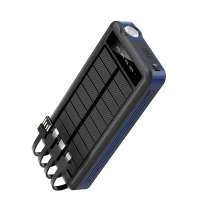 Внешний аккумулятор Xyron с солнечной панелью, 10000 mAh, синий
