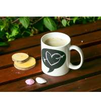 Кружка с покрытием для рисования мелом  &laquo;Tiza&raquo;