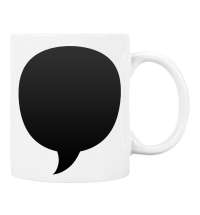 Кружка с покрытием для рисования мелом  &laquo;Tiza&raquo;