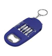 Брелок-открывалка с отвертками и фонариком &laquo;Uni&raquo; софт-тач