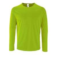 Футболка с длинным рукавом SPORTY LSL MEN, неоново-зеленая