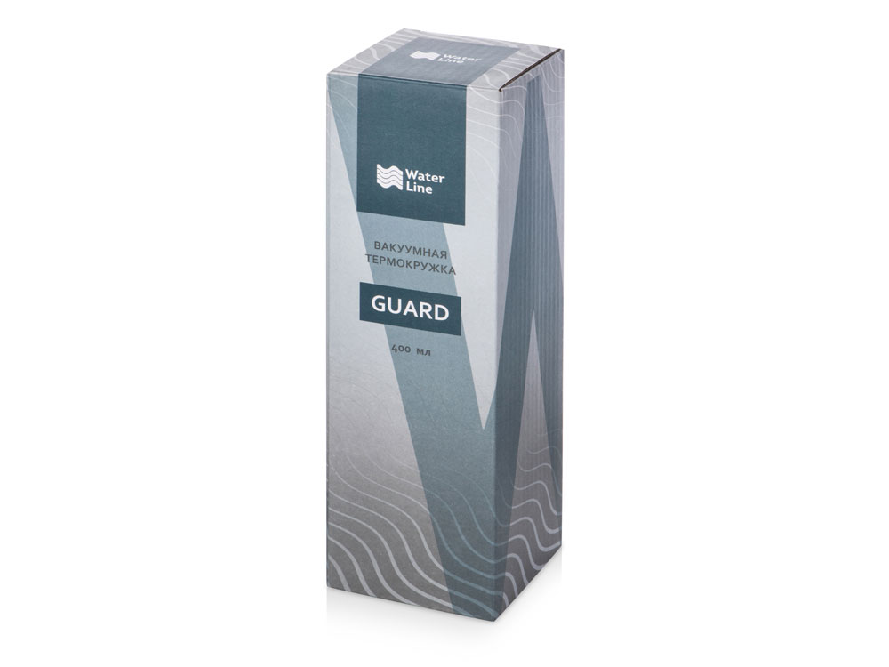 Вакуумная термокружка c кнопкой &laquo;Guard&raquo;, soft-touch, 400 мл