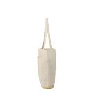 Складная сумка Jute из хлопка и джута с карманом