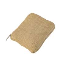 Складная сумка Jute из хлопка и джута с карманом