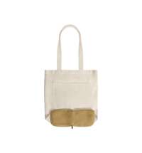 Складная сумка Jute из хлопка и джута с карманом