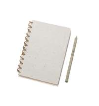 Блокнот А5 с бумажным карандашом и семенами цветов микс