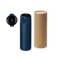 Вакуумная термокружка с индикатором и медной изоляцией &laquo;Bravo&raquo;, тубус, 400 мл