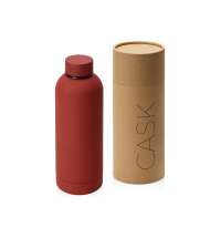 Вакуумная термобутылка с медной изоляцией &laquo;Cask&raquo;, soft-touch, тубус, 500 мл