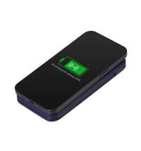 Внешний беспроводной аккумулятор с подсветкой лого &laquo;Astro&raquo;, soft-touch, 10000 mAh