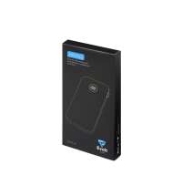Внешний беспроводной аккумулятор с подсветкой лого &laquo;Astro&raquo;, soft-touch, 10000 mAh