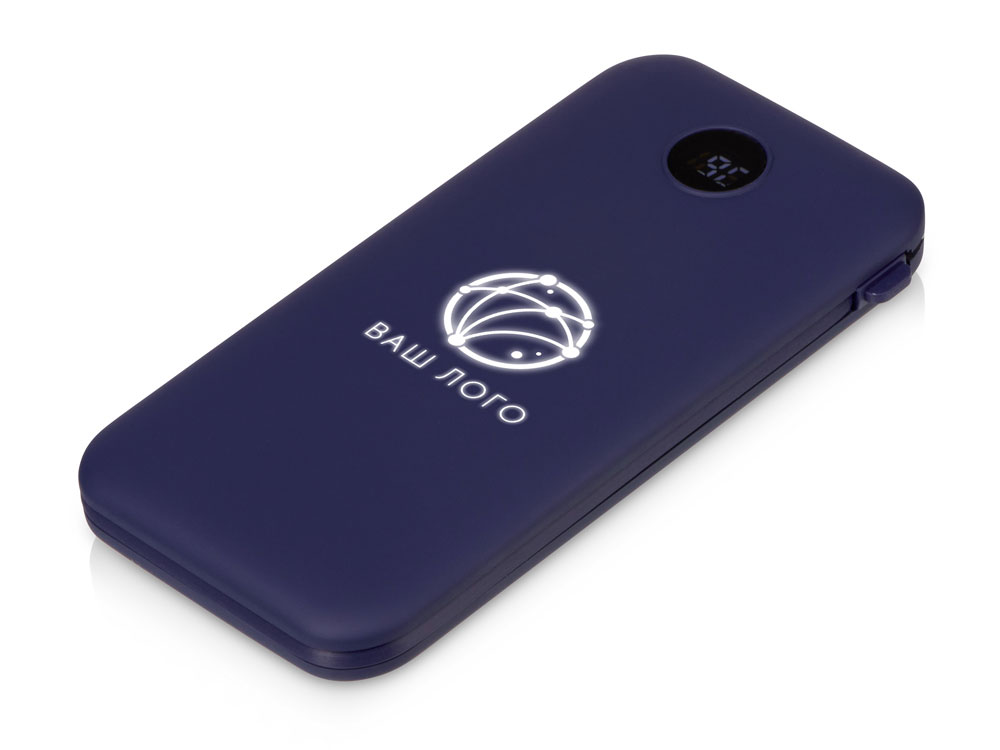 Внешний беспроводной аккумулятор с подсветкой лого &laquo;Astro&raquo;, soft-touch, 10000 mAh