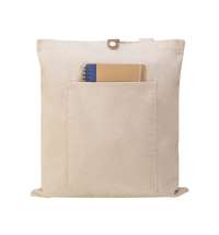 Cумка &laquo;Clip&raquo; из хлопка 340&nbsp;г/м2 с застежкой из экокожи