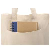 Cумка &laquo;Clip&raquo; из хлопка 340&nbsp;г/м2 с застежкой из экокожи