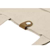 Cумка &laquo;Clip&raquo; из хлопка 340&nbsp;г/м2 с застежкой из экокожи