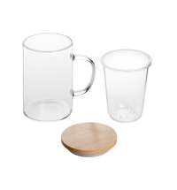 Стеклянная кружка с заварочной емкостью &laquo;Milfoil&raquo;