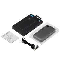 Внешний аккумулятор &laquo;Mild&raquo;, металлик soft-touch, 10 000 mAh