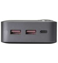 Внешний аккумулятор &laquo;Mild Pro&raquo; c быстрой зарядкой QC/PD, металлик soft-touch, 20 000 mAh