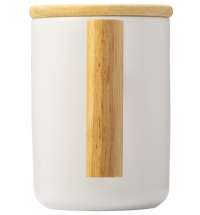 Кружка с ручкой и крышкой из каучукового дерева &laquo;Jeny&raquo;