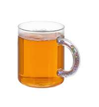 Стеклянная кружка с блестками в ручке &laquo;Feria&raquo;